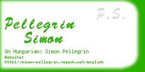 pellegrin simon business card